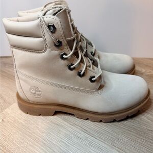 Timberland Women's Linden Woods Light Taupe Waterproof Boots